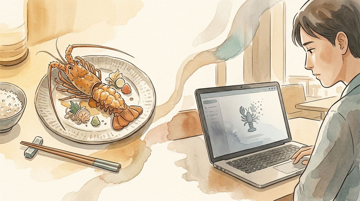 My AI Lobster Died in HK While I Was Eating Real Lobster in Okinawa